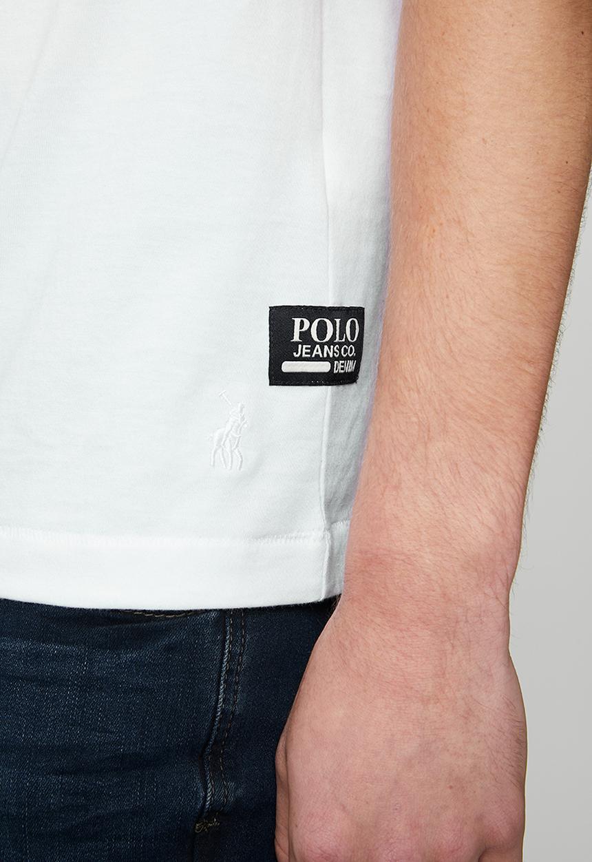 POLO - Mens pjc vhs graphic tee - white