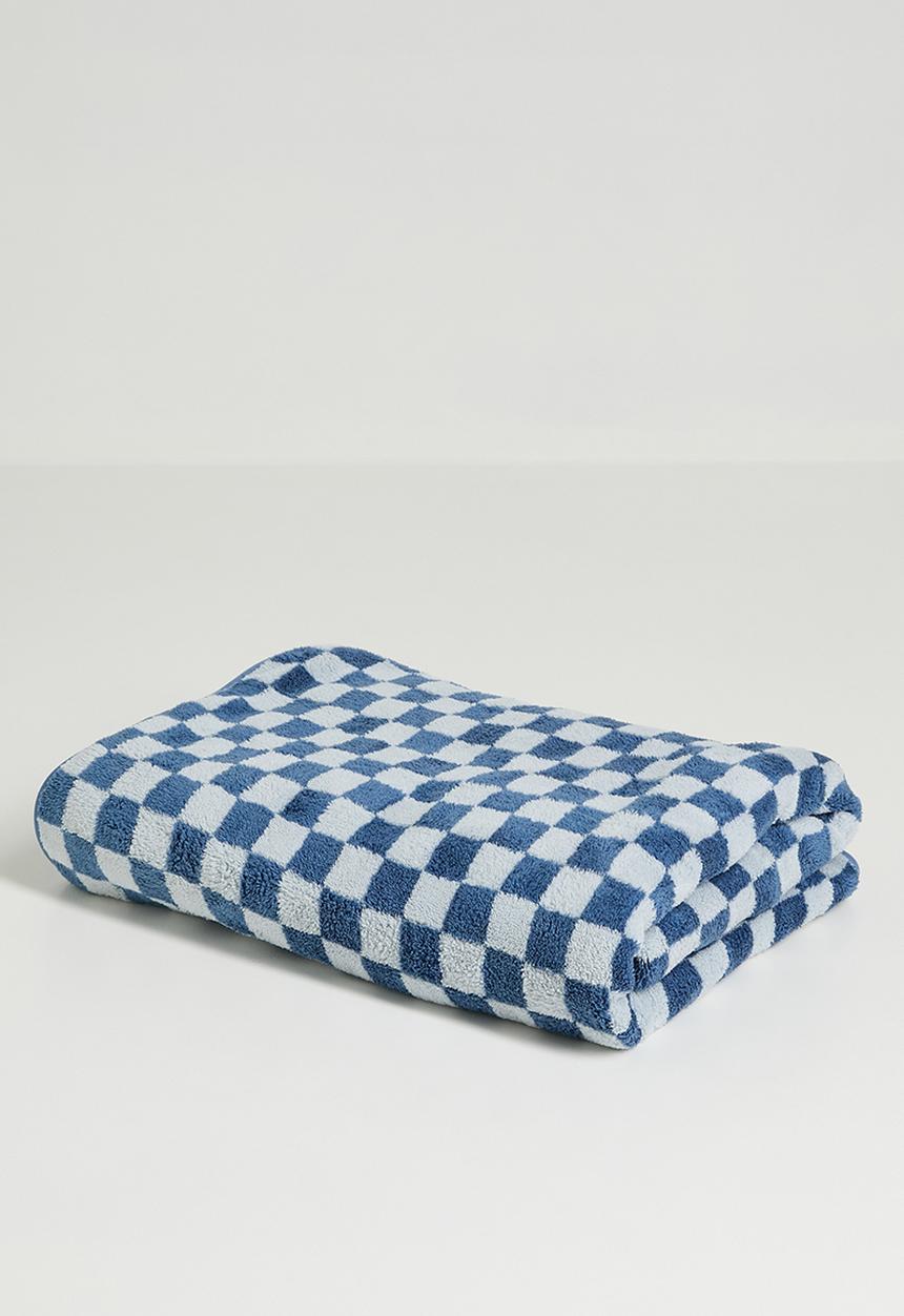 Pop Candy - Checkered body towel - dark blue
