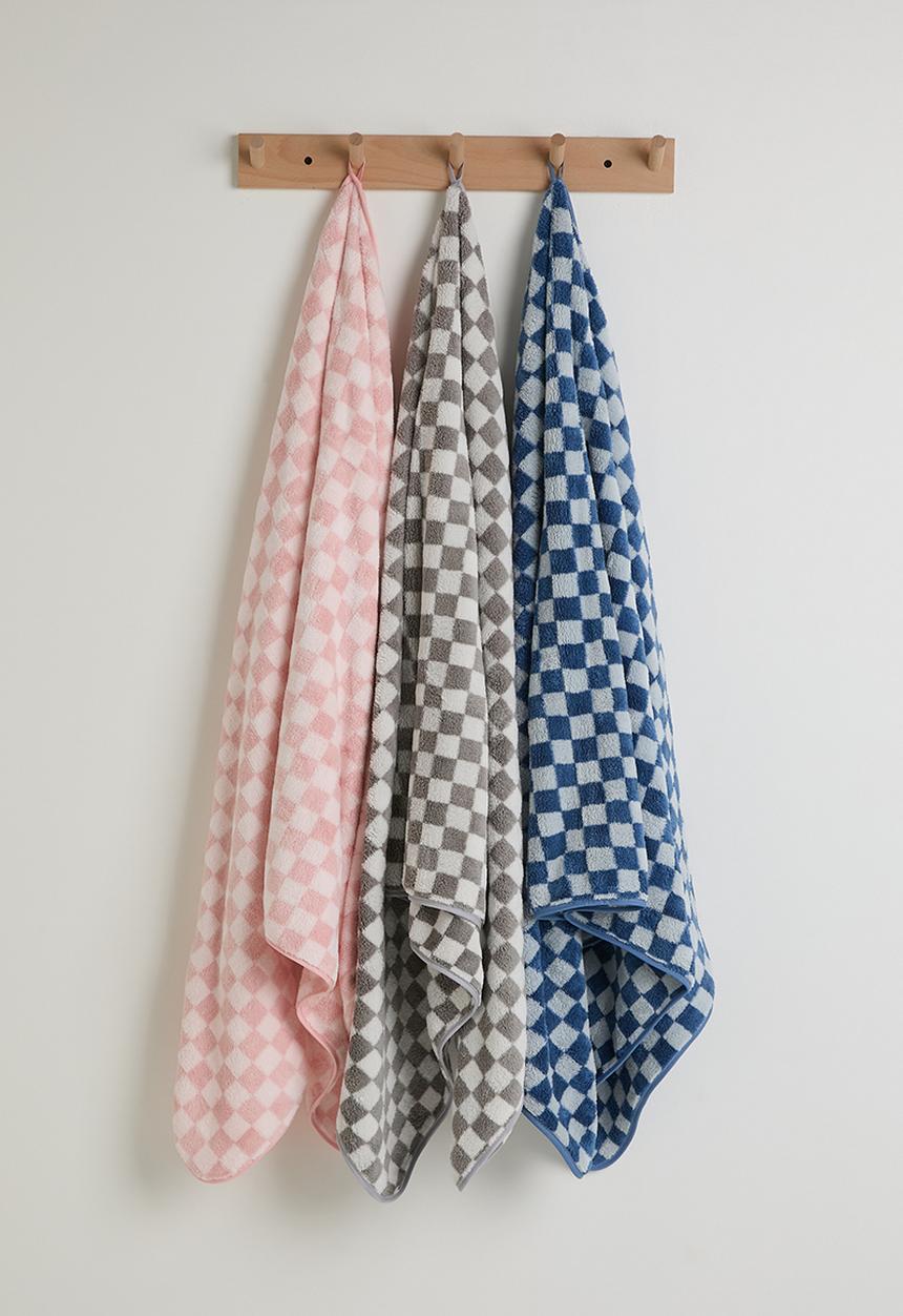 Pop Candy - Checkered body towel - dark blue