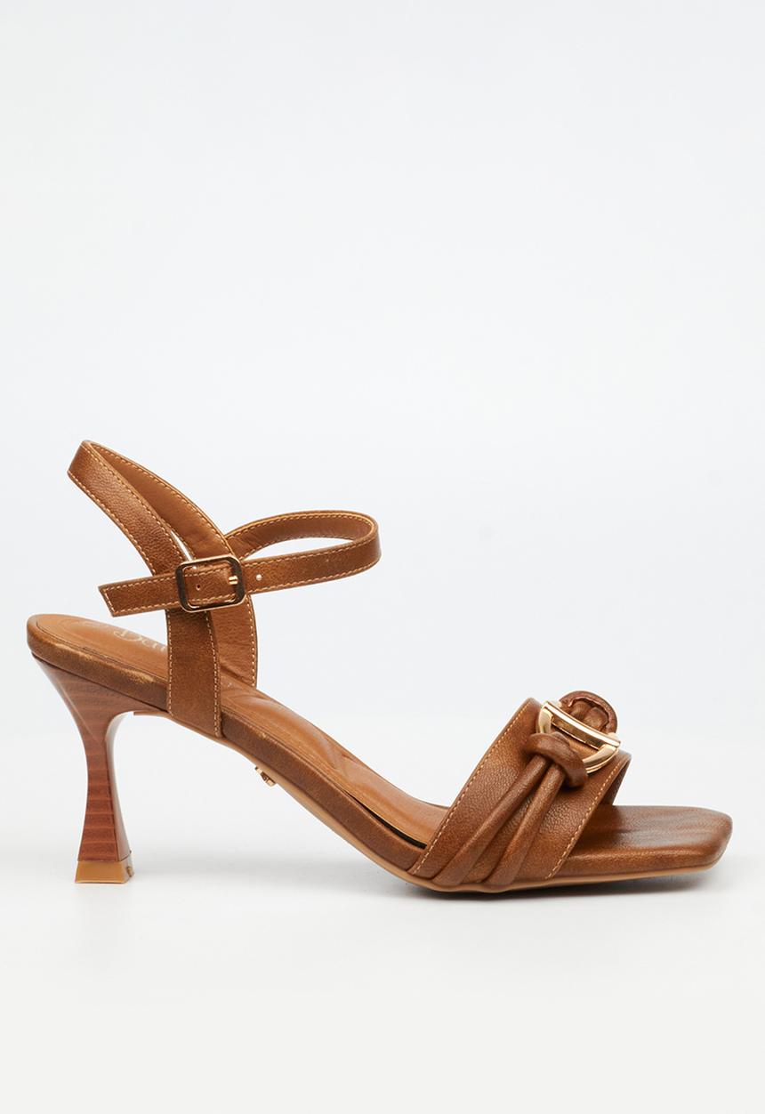 Butterfly Feet - Vanca 2 ankle strap heel - brown