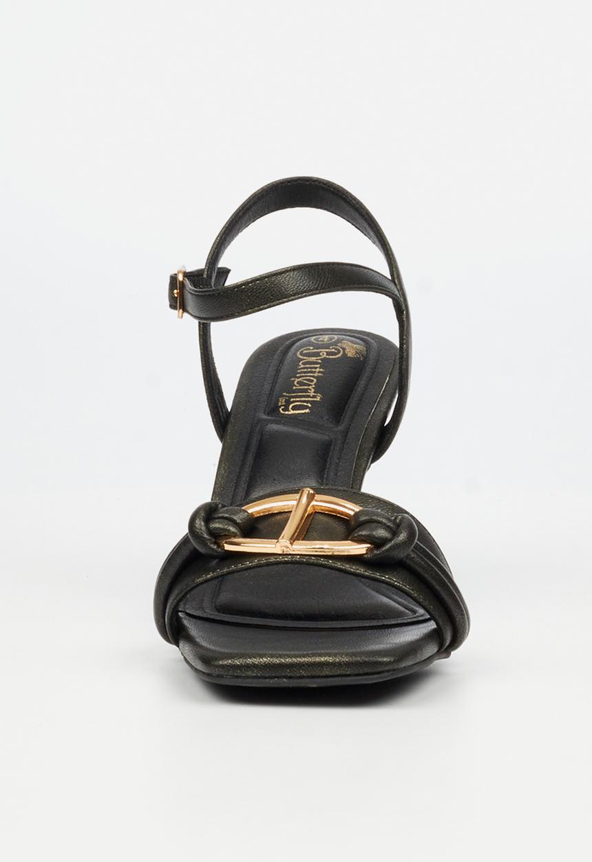 Butterfly Feet - Vanca 2 ankle strap heel - black