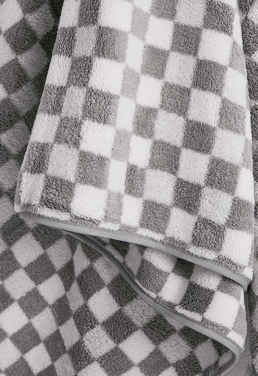Pop Candy - Checkered body towel - grey