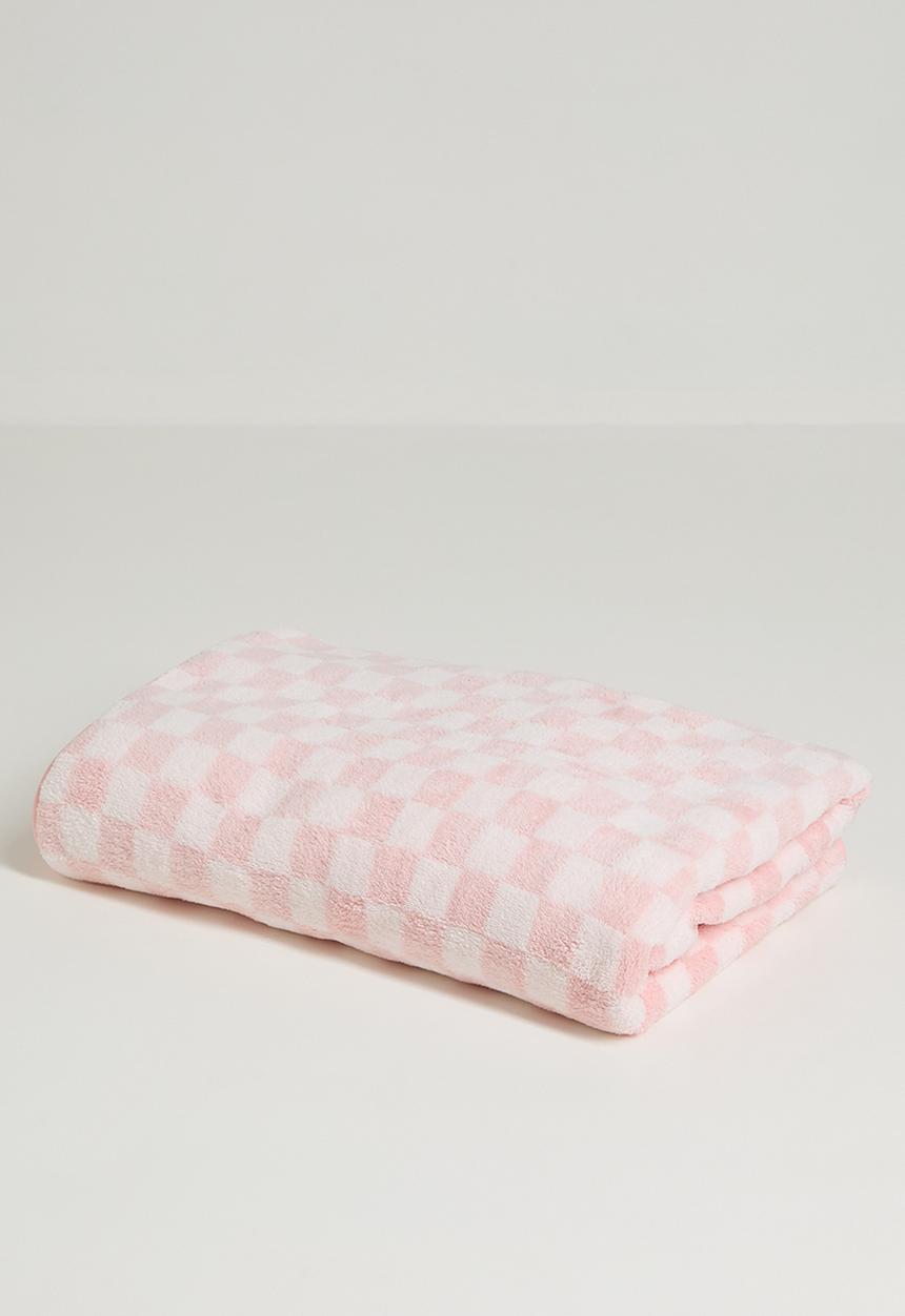 Pop Candy - Checkered body towel - pink
