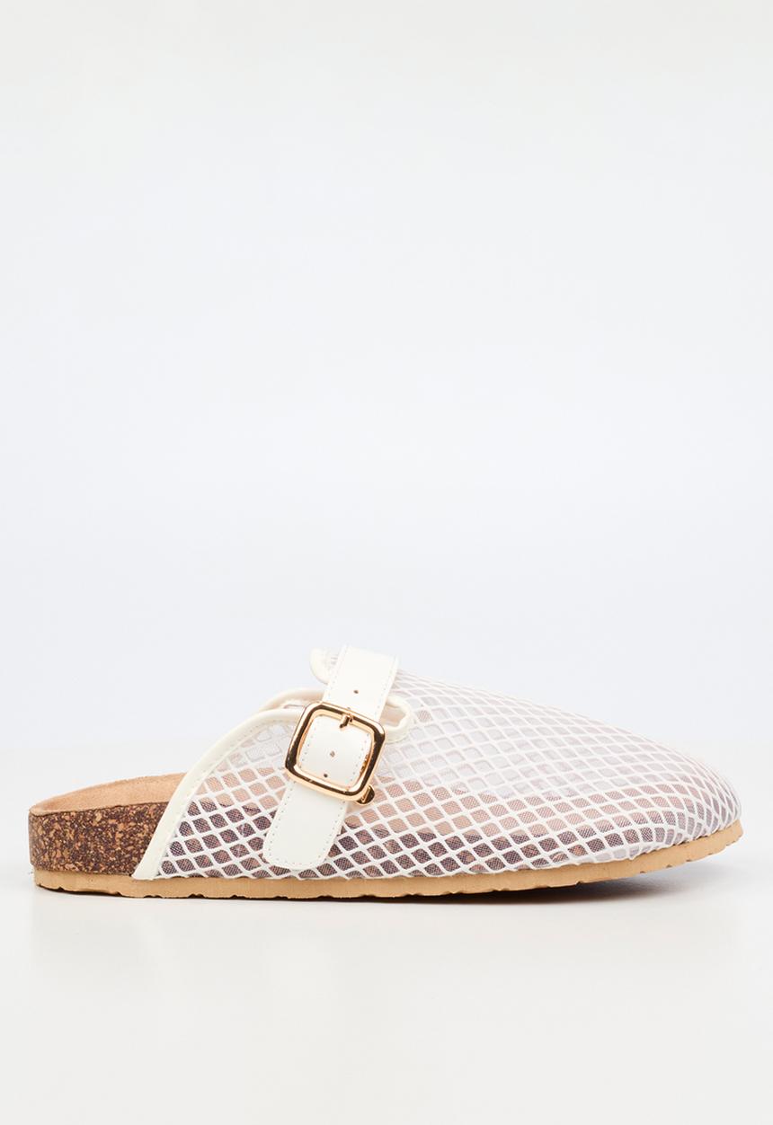 Viabeach - Qork 15 mesh cork sandal - white