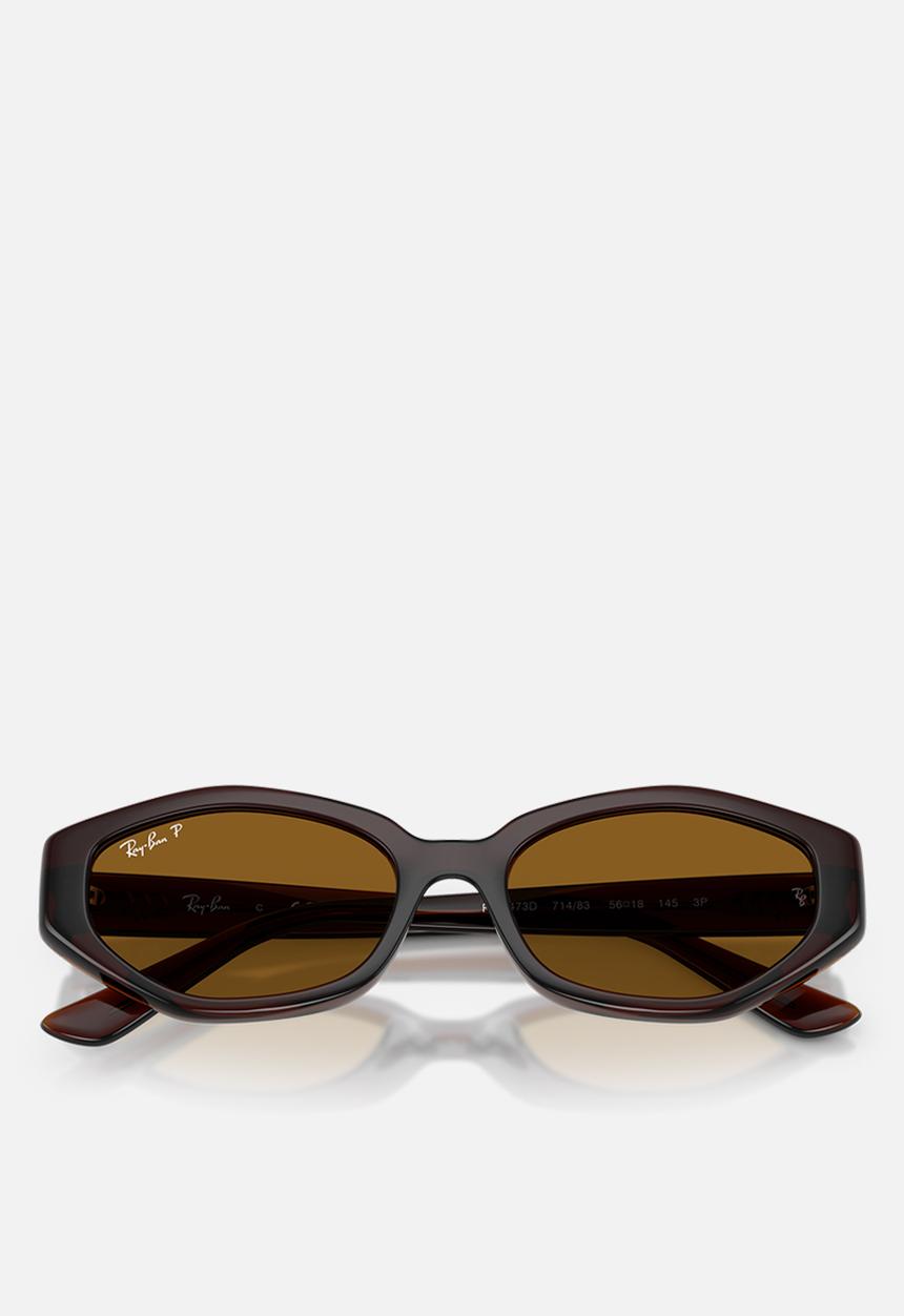 Ray-Ban - 0RB4473D 56mm Eyewear - Dark Brown