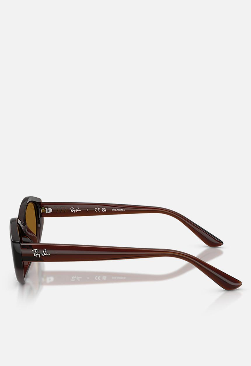 Ray-Ban - 0RB4473D 56mm Eyewear - Dark Brown
