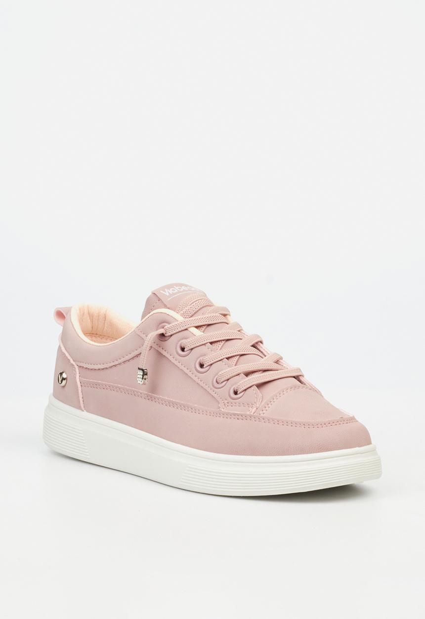 Viabeach - Lipton 1 casual elastic lace sneaker - pink