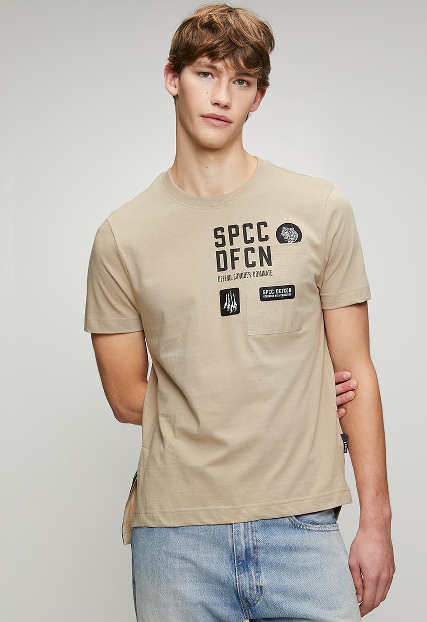S.P.C.C - DEFCON Odyssey Tee  - Stone