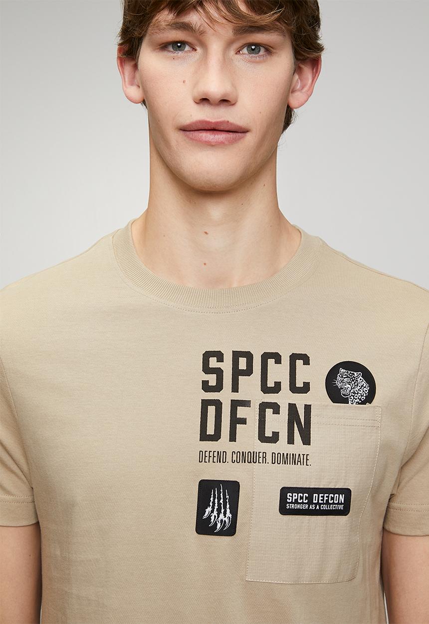 S.P.C.C - DEFCON Odyssey Tee  - Stone