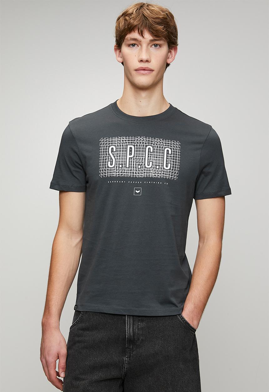 S.P.C.C - Aven Tee  - Dark Grey