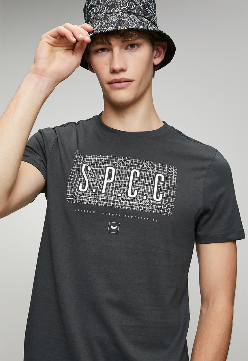 S.P.C.C - Aven Tee  - Dark Grey