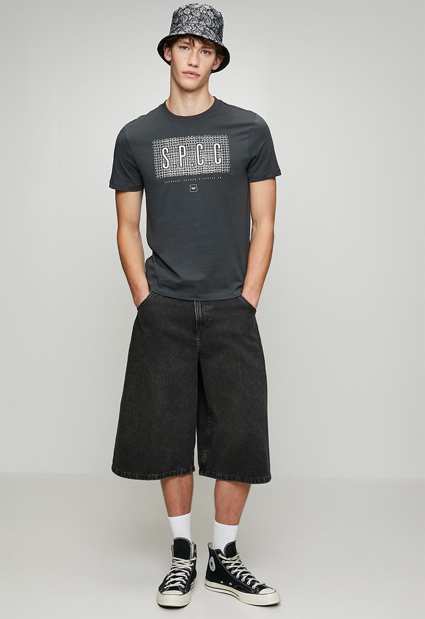 S.P.C.C - Aven Tee  - Dark Grey