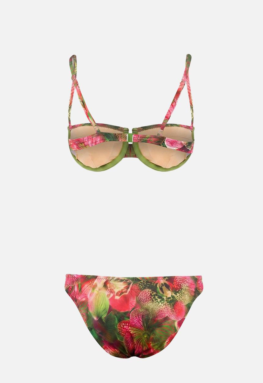 Trendyol - Abstract floral bikini set  - multicolor