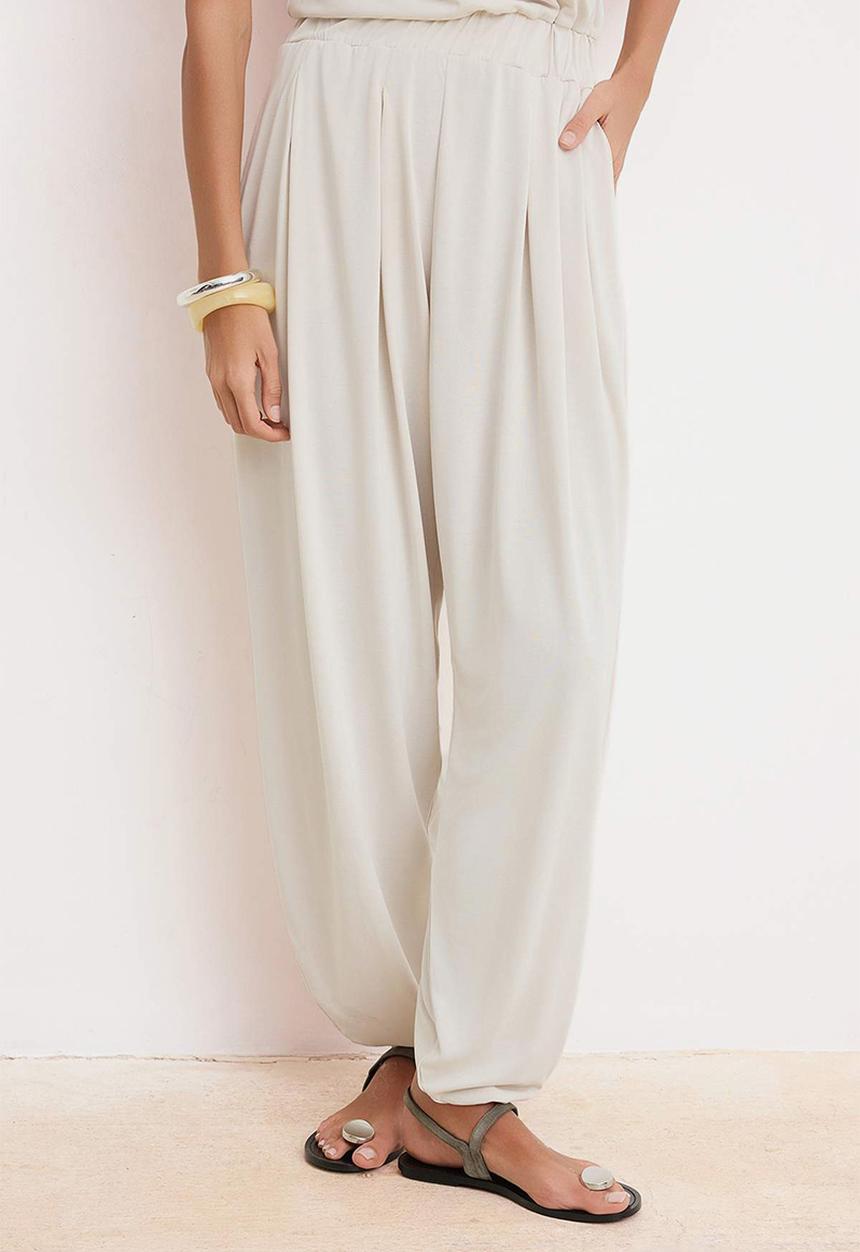 Trendyol - Premium Modal Knit Jumpsuit - Stone