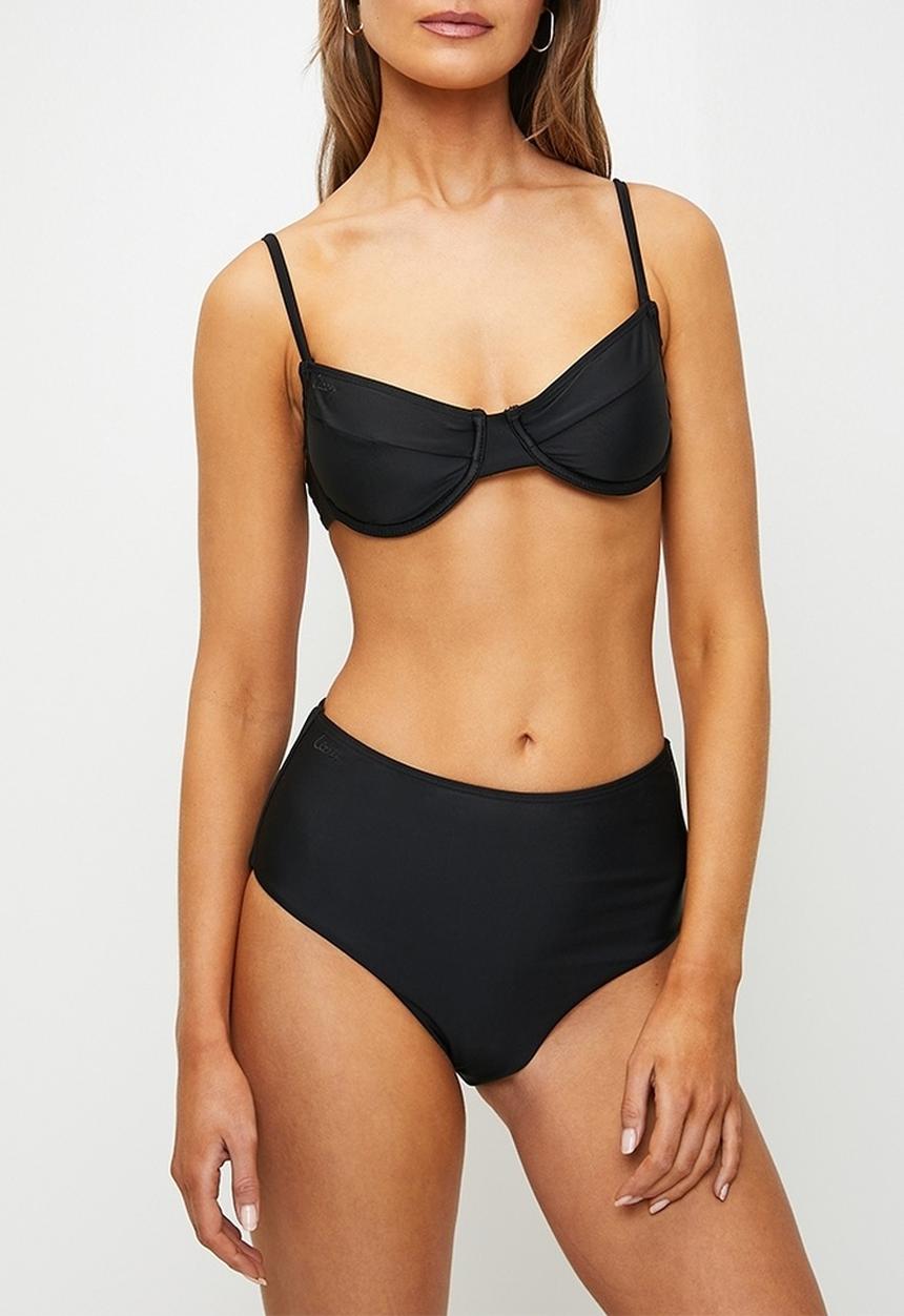 Lizzy - Ladies bikini top - black