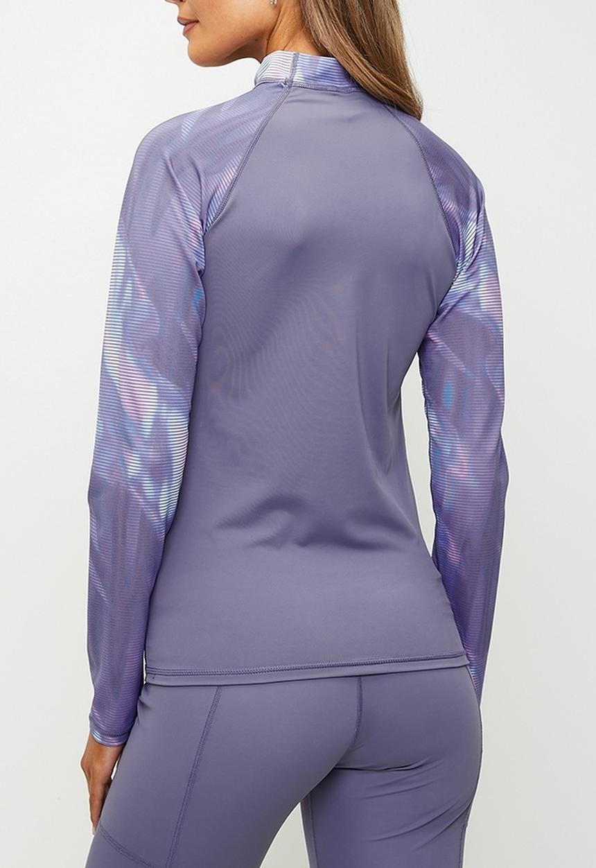 Lizzy - Ladies long sleeve rashvest - purple aura