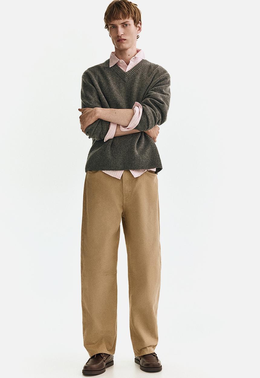 H&M - Relaxed fit trousers - beige