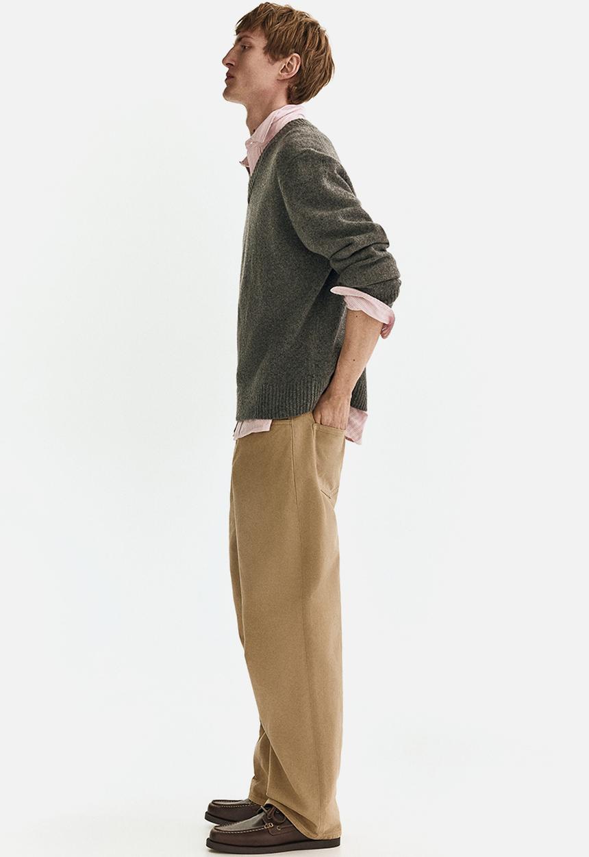 H&M - Relaxed fit trousers - beige