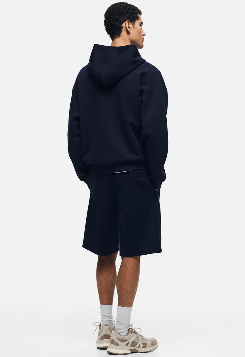H&M - Relaxed fit interlock shorts - navy blue