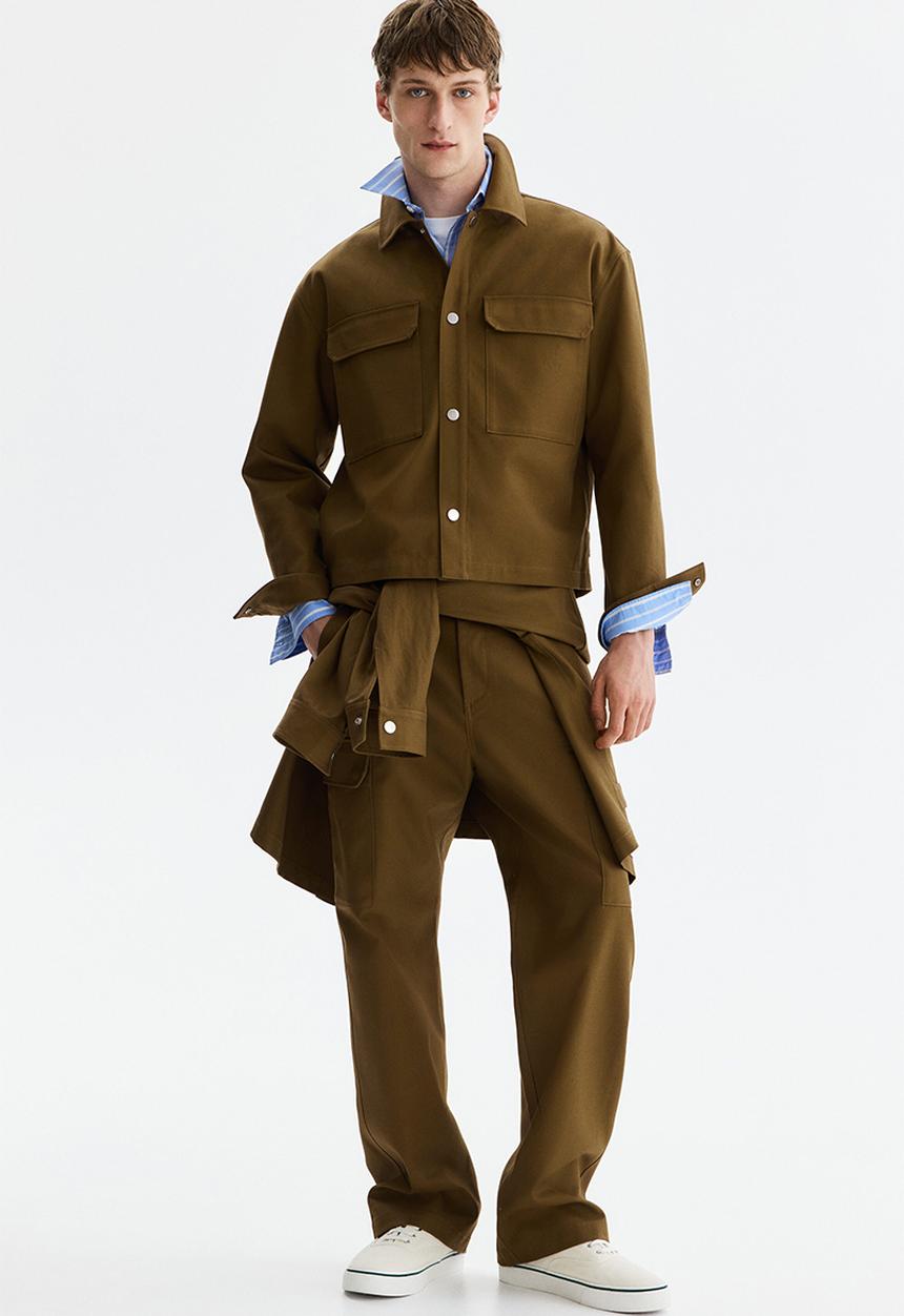 H&M - Relaxed fit cargo trousers - brown