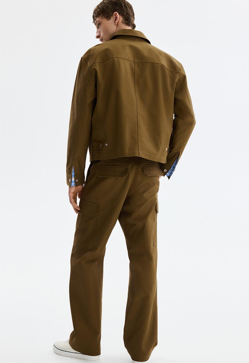 H&M - Relaxed fit cargo trousers - brown