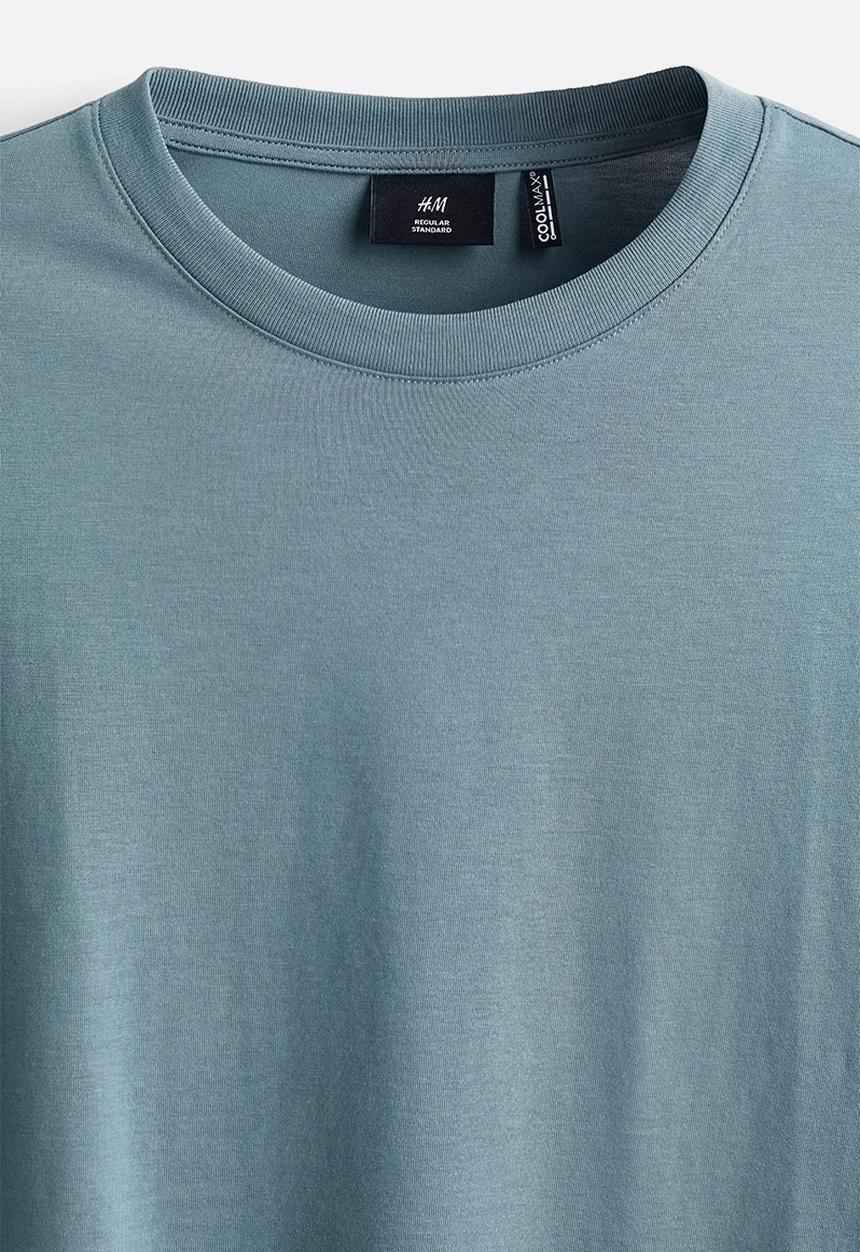 H&M - Coolmax® regular fit t-shirt - teal