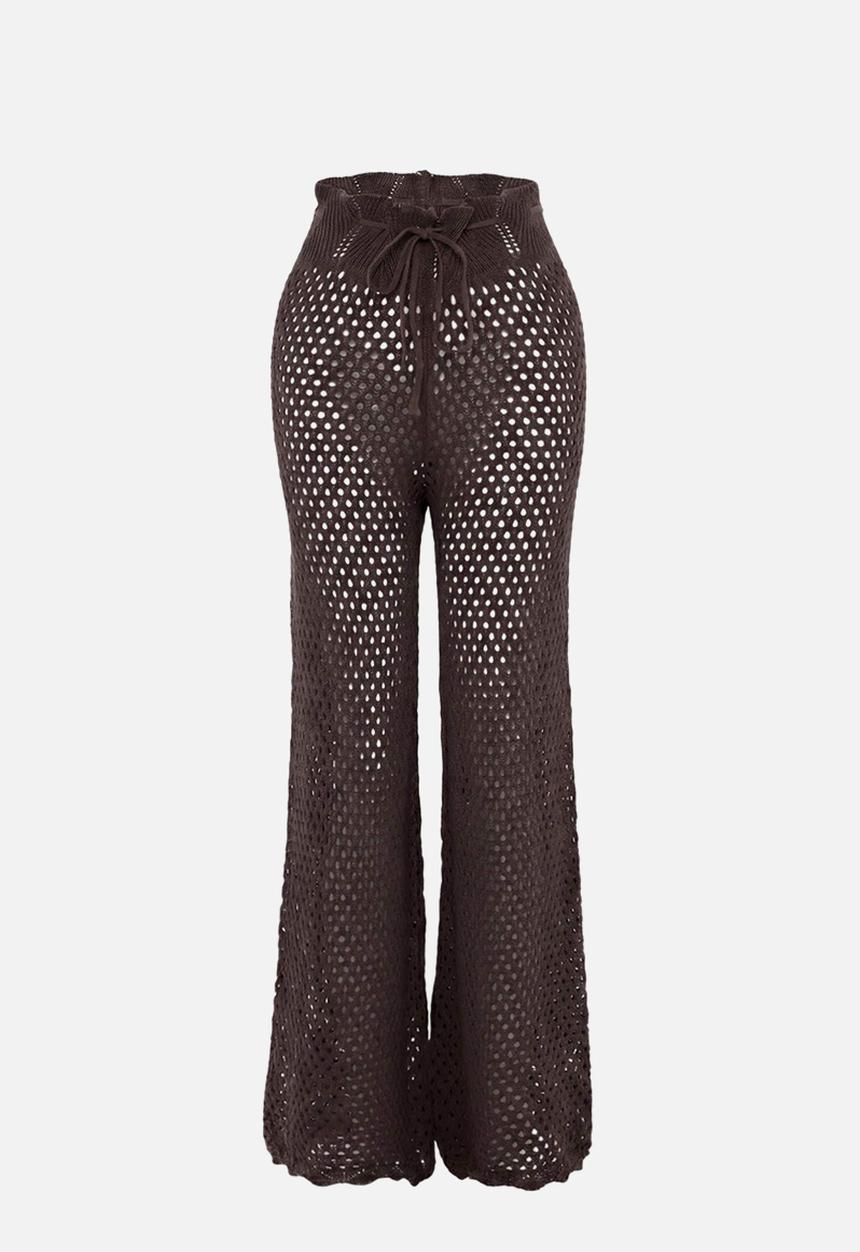 Trendyol - Long beach pants - brown