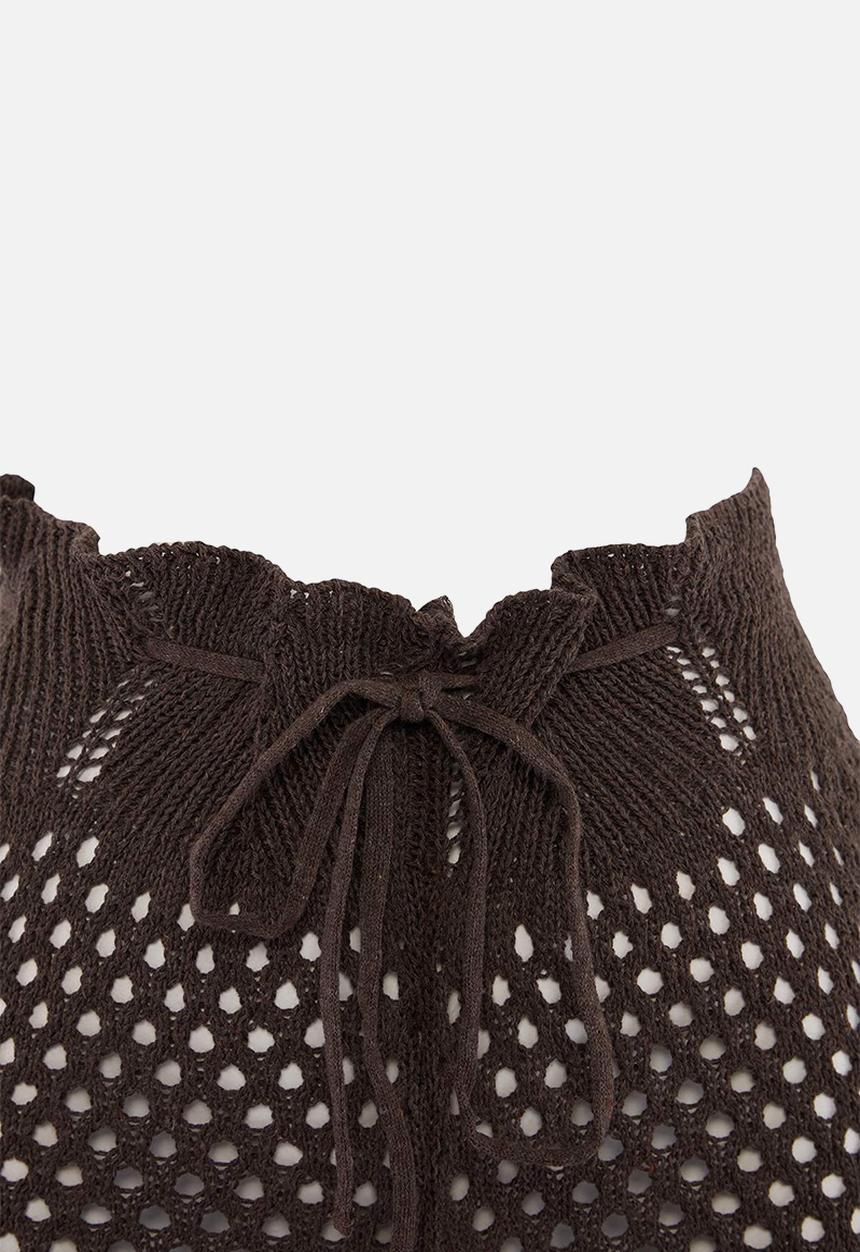 Trendyol - Long beach pants - brown