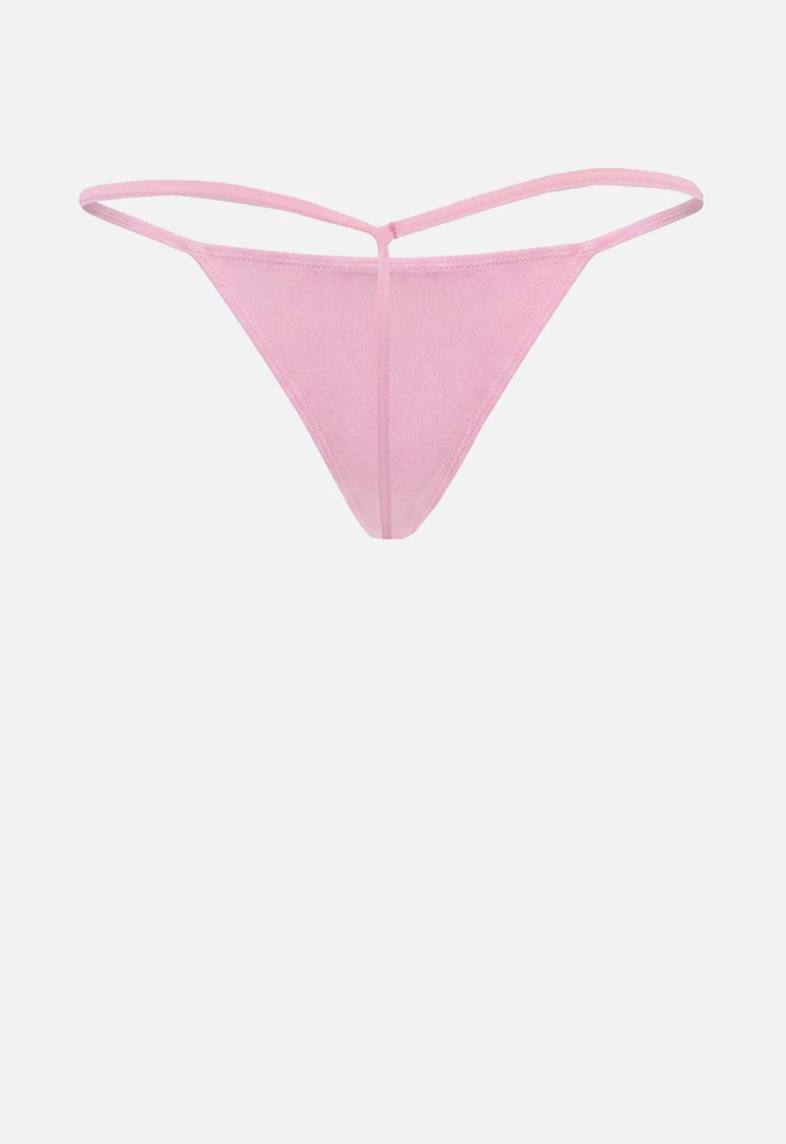 Trendyol - Drawstring strap panty babydoll / nightgown - pink