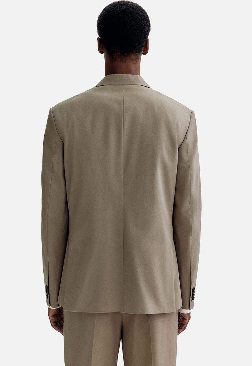H&M - Regular fit single-breasted jacket - khaki green