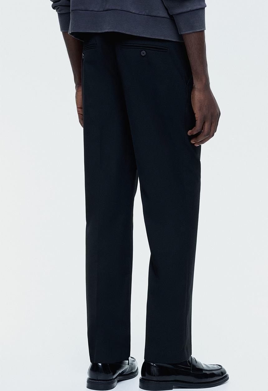 H&M - Regular fit tailored trousers - black