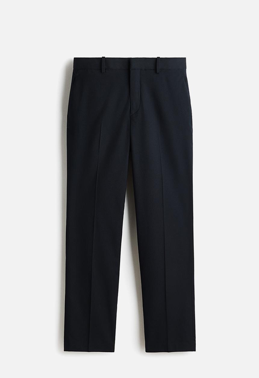 H&M - Regular fit tailored trousers - navy blue