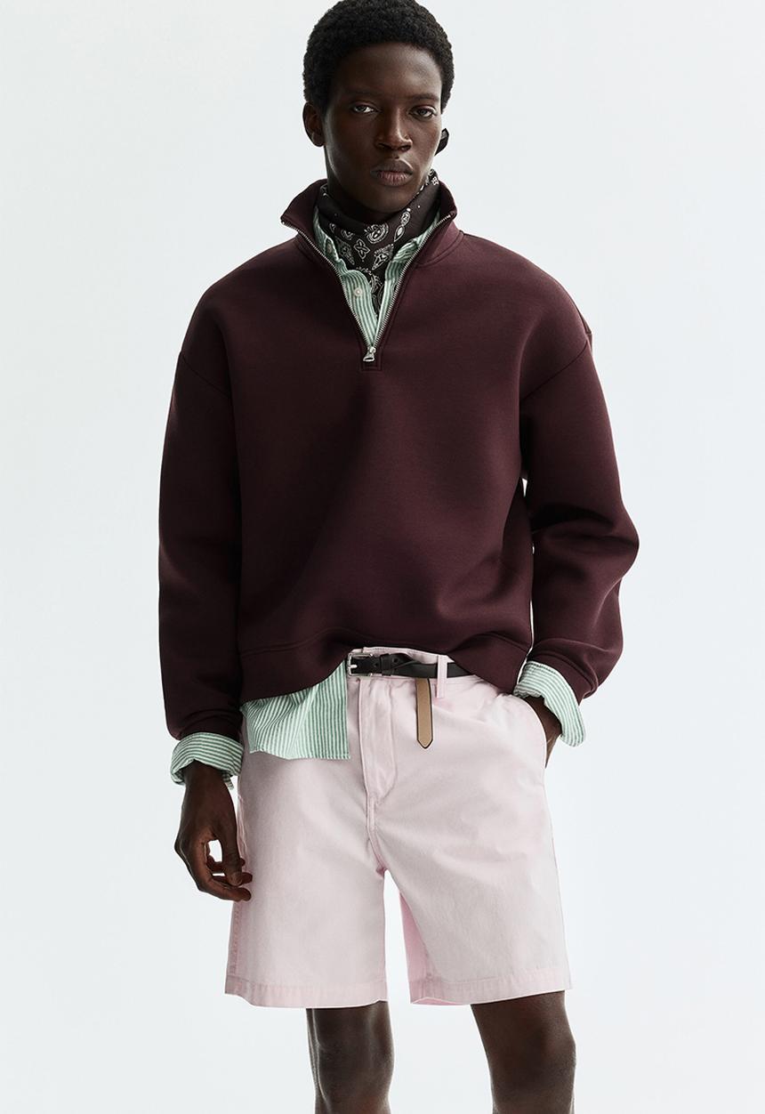 H&M - Relaxed fit chino shorts - light pink