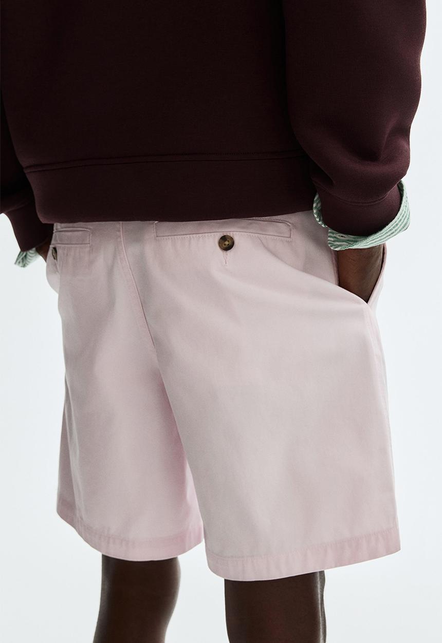 H&M - Relaxed fit chino shorts - light pink