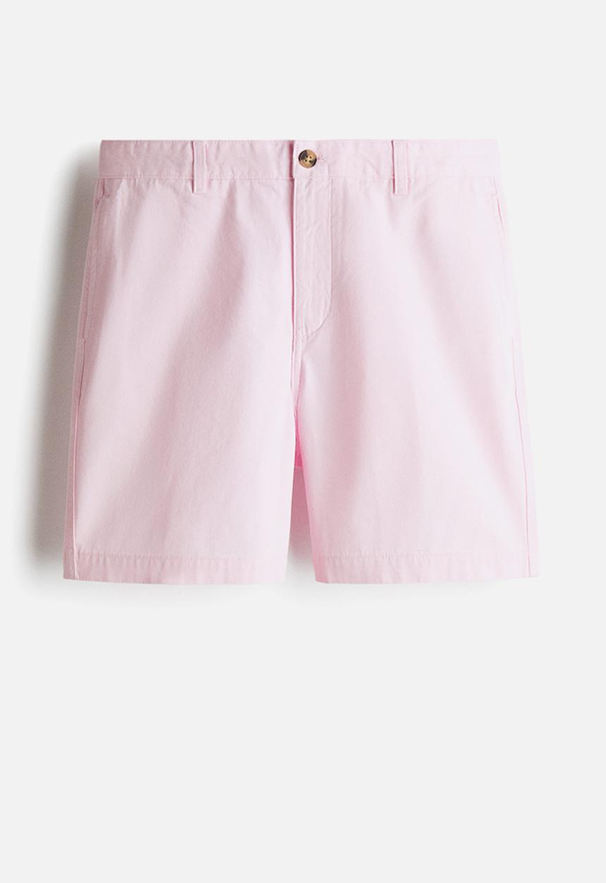 H&M - Relaxed fit chino shorts - light pink