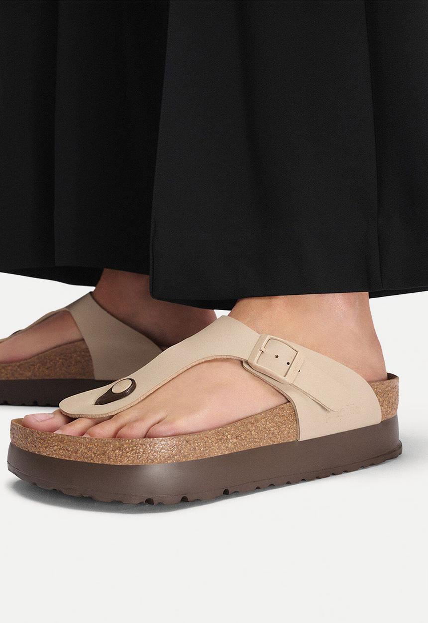 Birkenstock - Gizeh PAP Flex Platform regular - sandcastle
