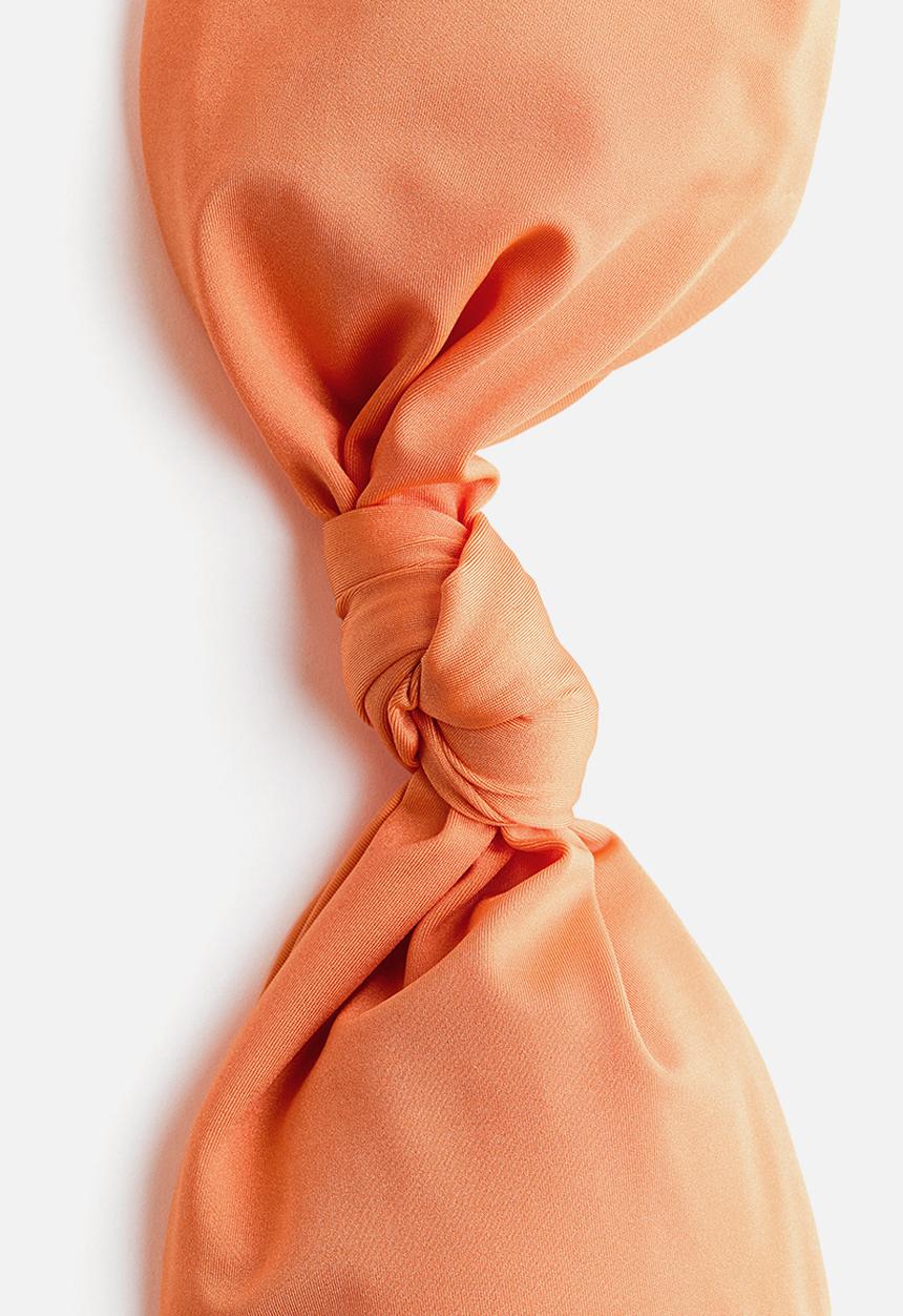 H&M - Padded bandeau bikini top - orange