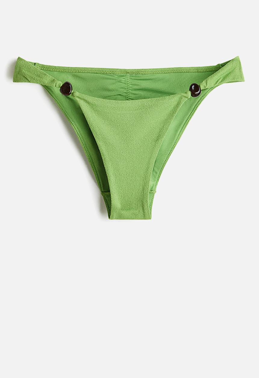 H&M - Cheeky tanga bikini bottoms - green