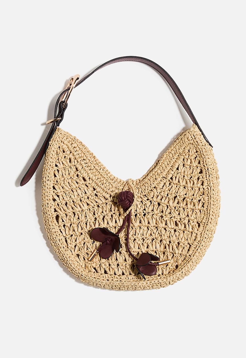 H&M - Straw shoulder bag - beige