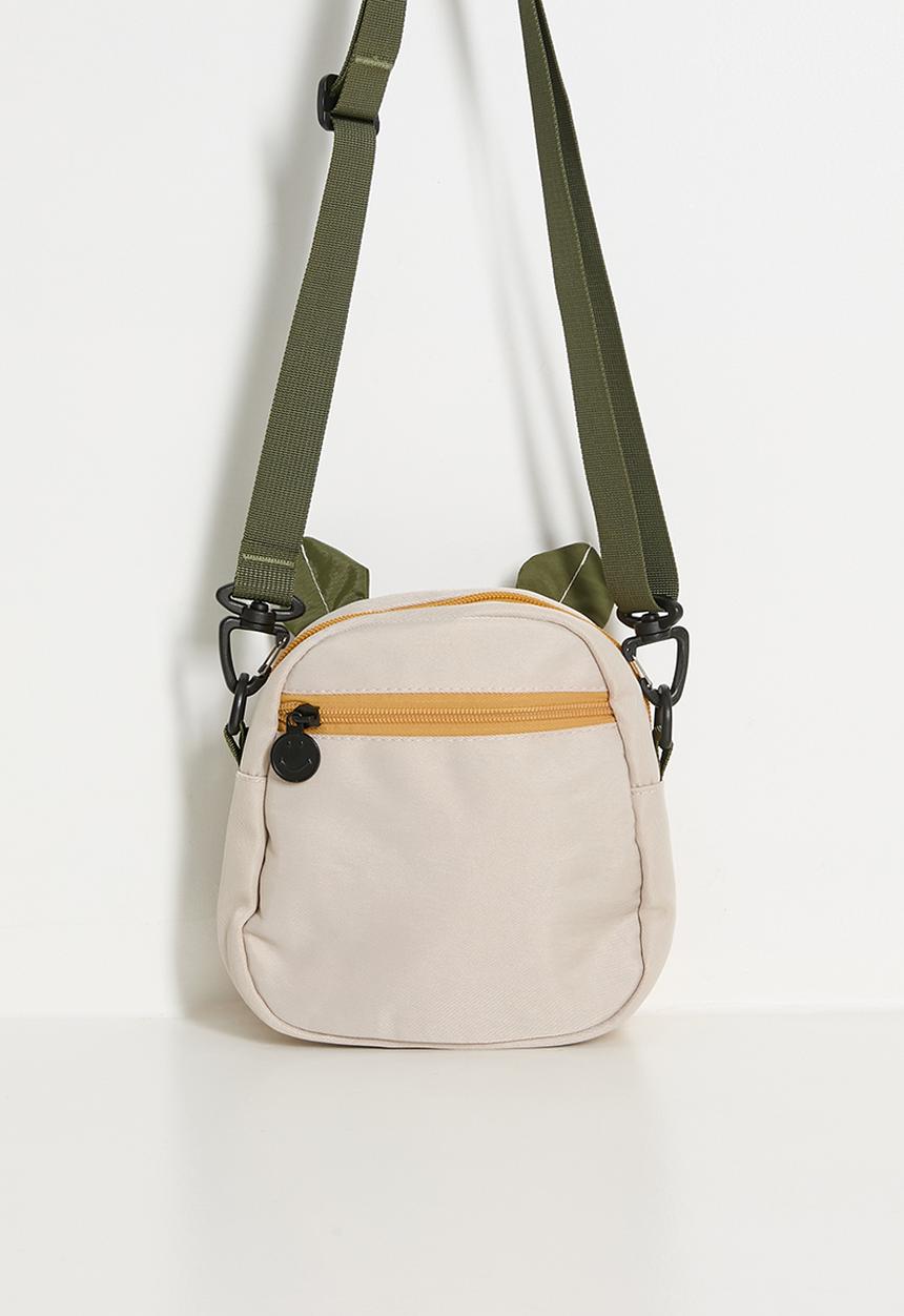 Pop Candy - Cow character sling bag - light beige/multi