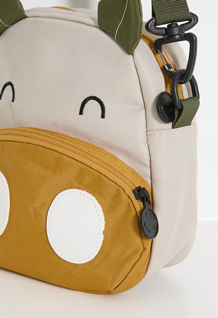 Pop Candy - Cow character sling bag - light beige/multi