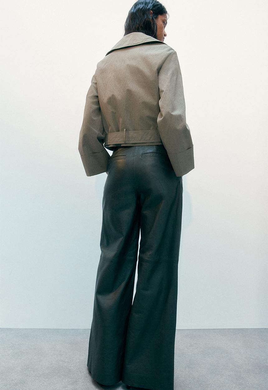 H&M - Trench-look jacket - khaki green