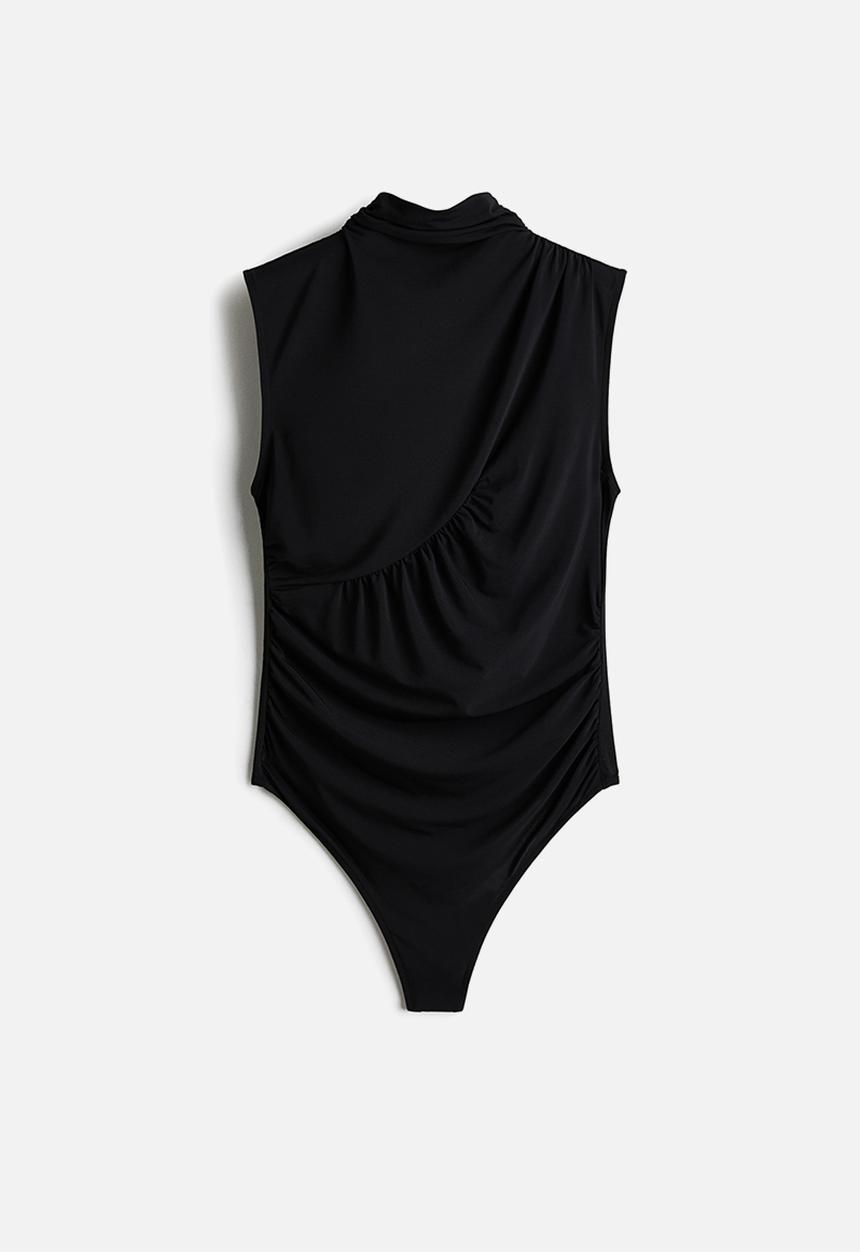 H&M - Draped thong body - black