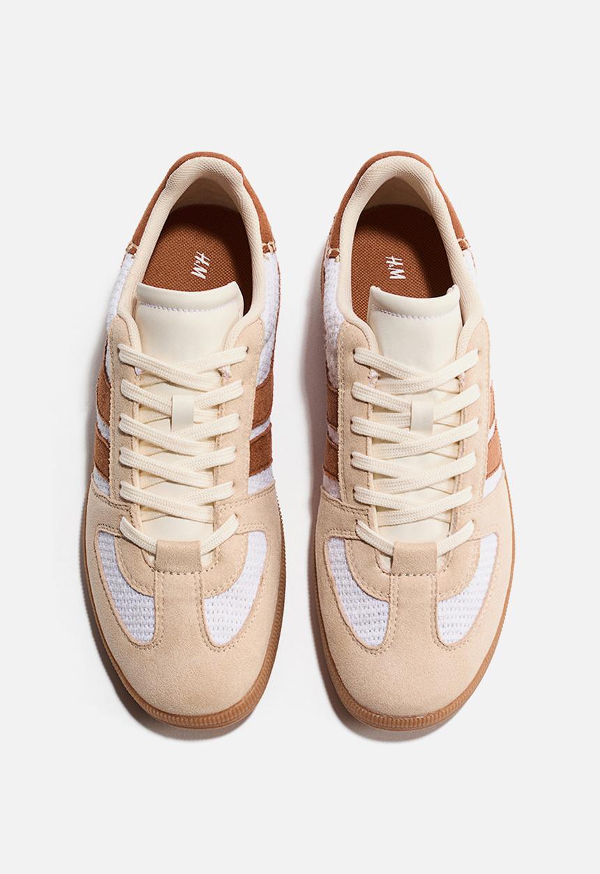 H&M - Trainers - beige/white