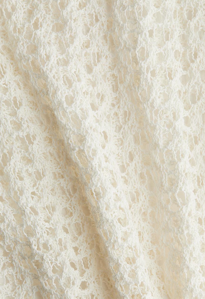 H&M - Pointelle-knit beach dress - white