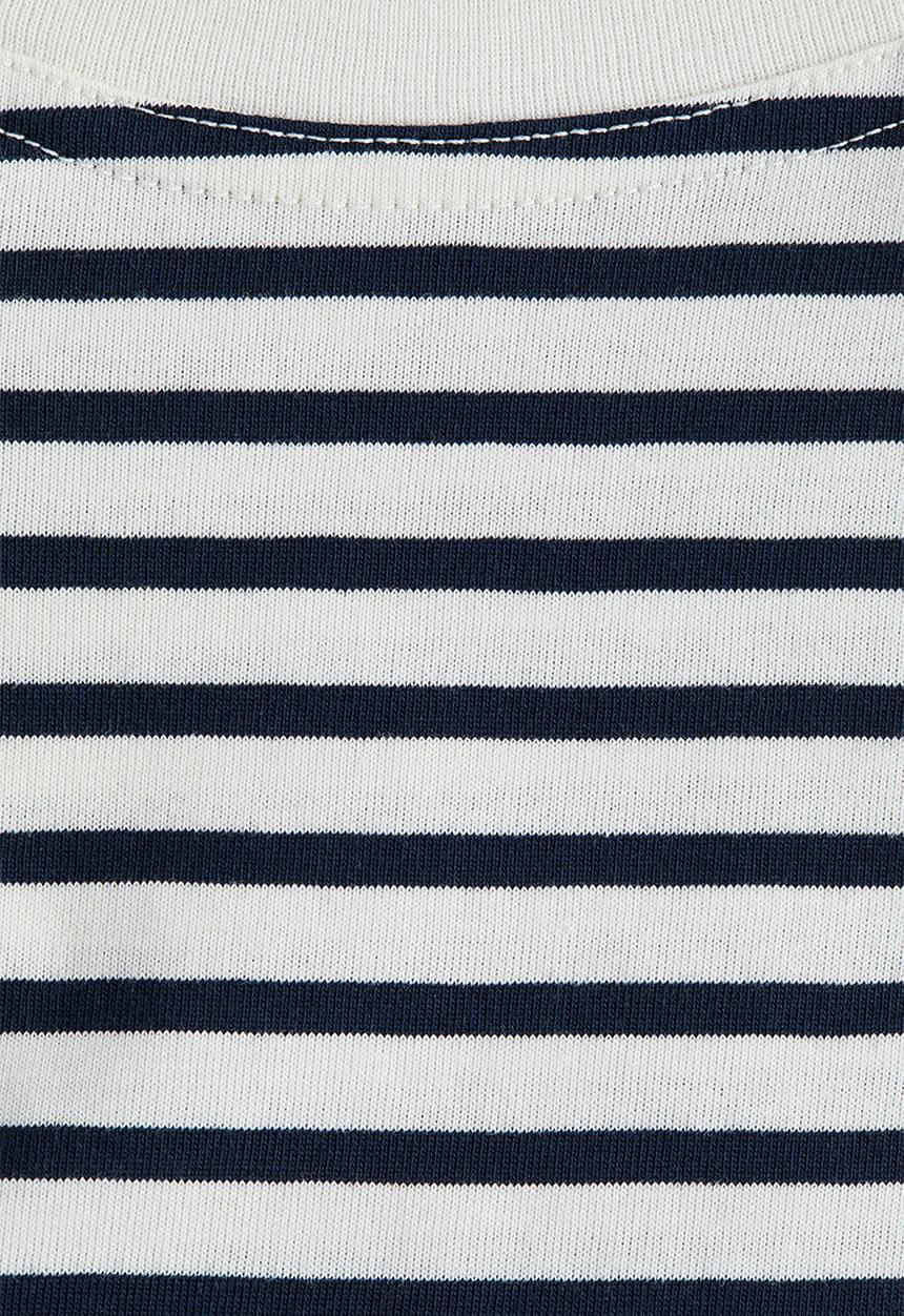 H&M - Mama before & after nursing T-shirt - white/navy blue striped
