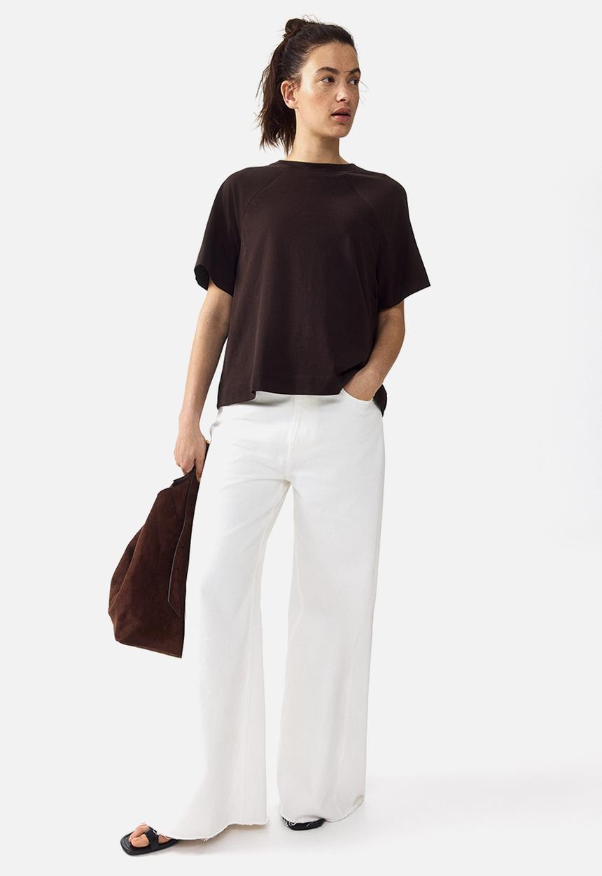 H&M - Mama before & after nursing T-shirt - dark brown