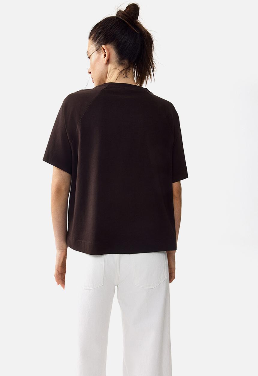 H&M - Mama before & after nursing T-shirt - dark brown