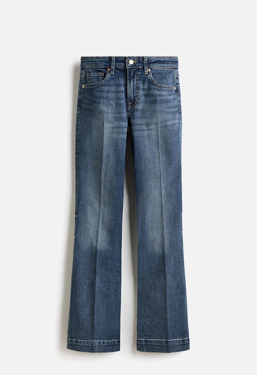 H&M - Bootcut regular jeans - dusty denim blue