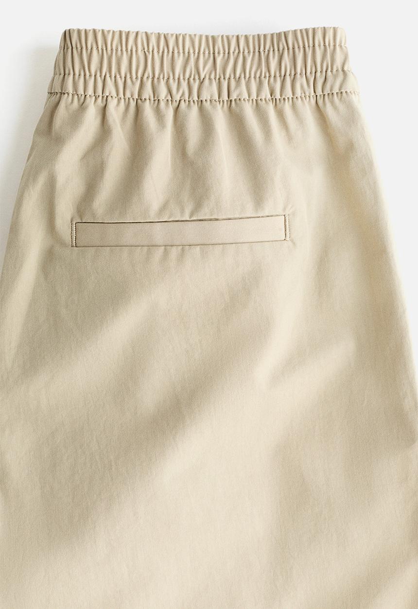 H&M - Barrel-leg twill trousers - beige